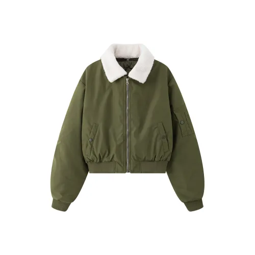 SIBEIER Army Green Женские пуховики