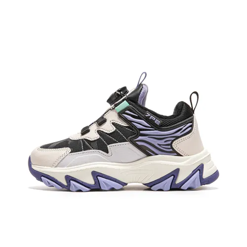 7 PE противоскользящая устойчивая к истиранию детская хлопковая обувь черный фиолетовый бежевый для подростков