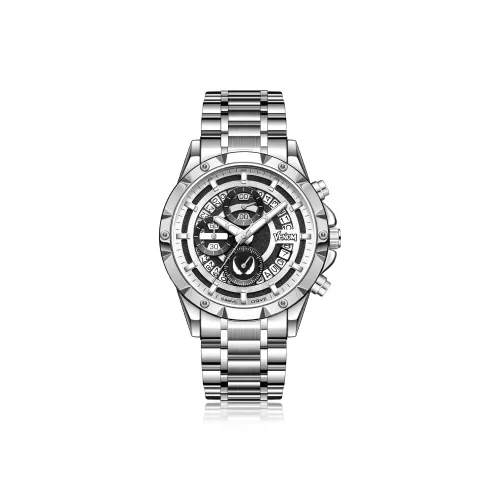 MARVEL Наручные часы Кварцевый механизм Ремешок из нержавеющей стали Часы Мужские Серебристый циферблат