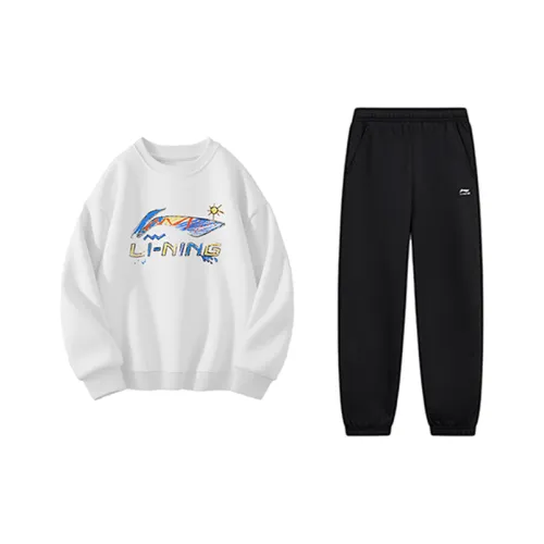 LINING YOUNG Повседневная Спортивная Одежда Белый Черный