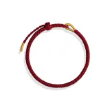 Универсальный шнурок для браслета - бордовый
