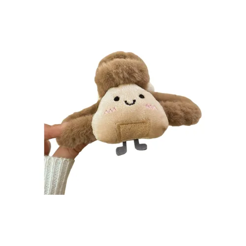 CAIYOUSHU Милый Rice Шар Плюшевый Заколка-краб Женские Осенний и Зимний Backcomb Головной убор Акула Рамка Заколка для волос Essential Макияж