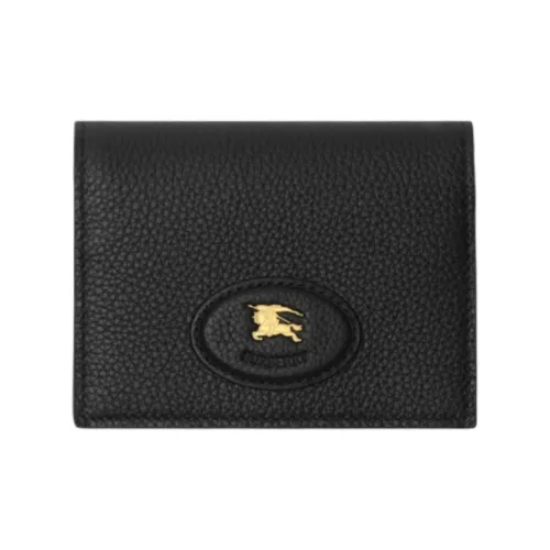 Burberry Bloomsbury Телячья кожа Держатель для карт кошелек Женские Черный