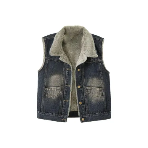 INCO VIBE Blue Women's Gilets