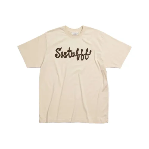 SSSTUFFF Бежевый Унисекс T-рубашки