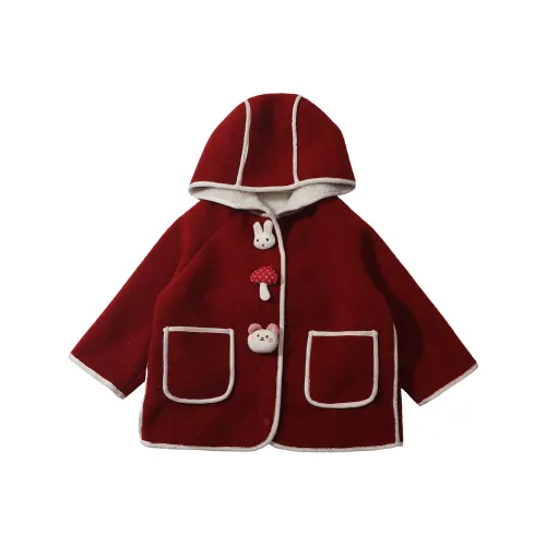 Maycaur Красный Kids Шерстяное пальто