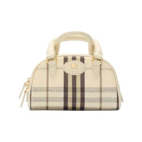 Burberry Highlands Хлопок Сумка Мини Женская Светлый Бежевый