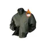 Премиум Зеленый [Осенний Зимний Термический Хлопковый Пуховик]