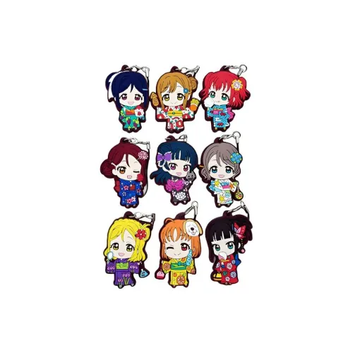 BANDAI LoveLive Sunshine Kimono Lucky Draw Single Capsule Toy Full Box 9 pcs