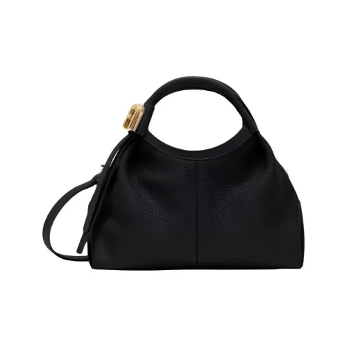 Furla Коровья кожа Сумка через плечо Маленькая Женская Черная