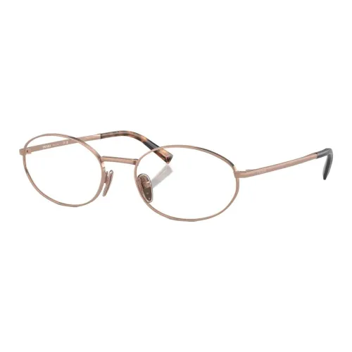 PRADA Металл OVAL SUNGLASSES Женские Золотой