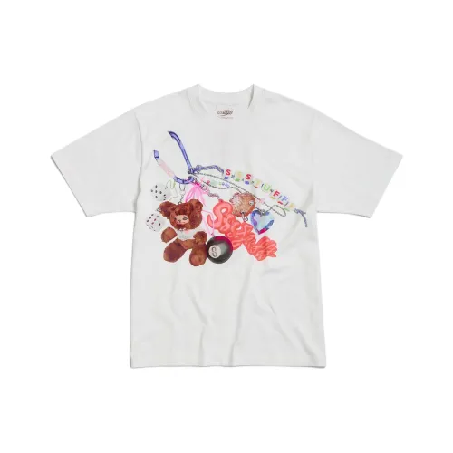 SSSTUFFF Белый Унисекс T-рубашки