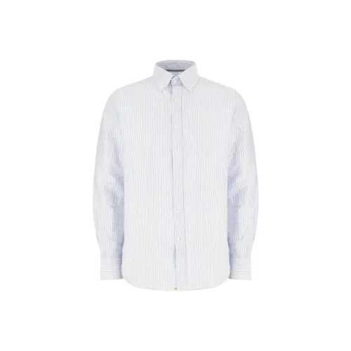 Tintoria Mattei Светло-Синие Мужские Рубашки