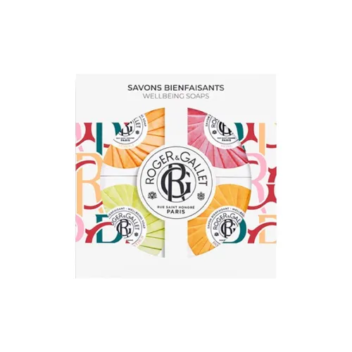 Roger Gallet The CLASSICS Здоровье Мыло Подарочный Набор Чистка Аромат Розовый Османтус Аромат Нероли Аромат Четыре Предмета Набор