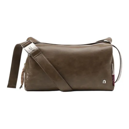 La Festin Сумка через плечо из крупнозернистой текстуры коровьей кожи большая женская многоцветная