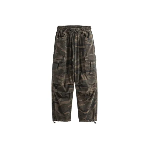 GOODFIGHT Камуфляж Унисекс Карго Брюки