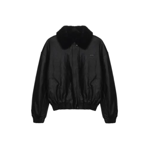 Nick Nicole Fw25 Nicole Меха Кожа MUSTANG_Черный Куртки Пальто Женские