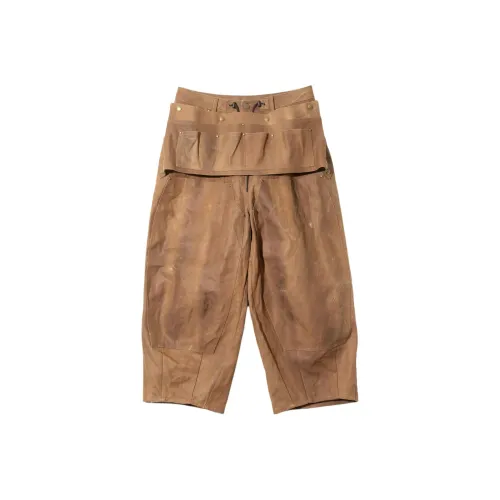 Needles Fw25 H.D. Apron PAINTER Брюки Утка Canvas Kakishibu Повседневные брюки Унисекс