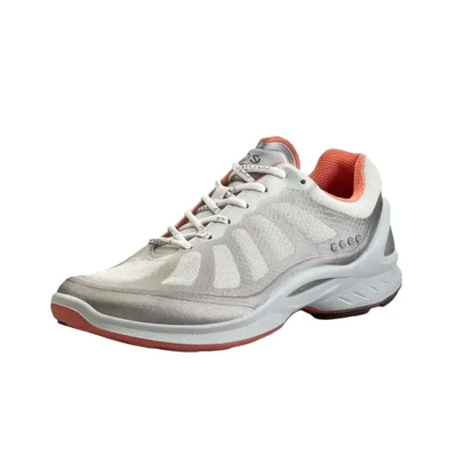 Ecco Biom Fjuel Легкий Поддержка Устойчивый к истиранию Низкий Топ Повседневная обувь Женская Оранжевый Белый