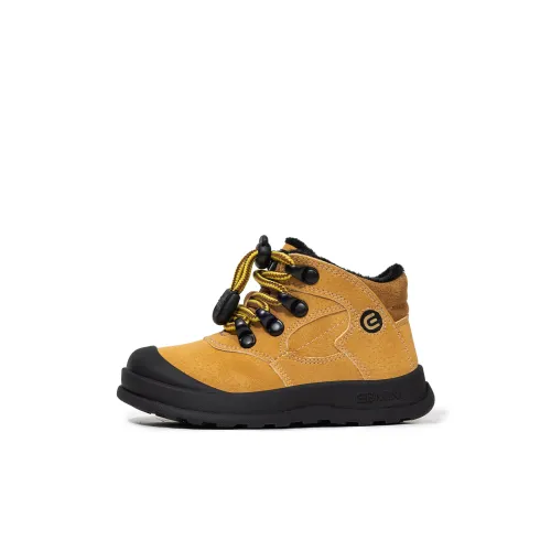 EBMINI Yingbemi Детские ботинки 2025 Winter Мягкая подошва Мартинсы Мальчики Удобный Двойной Хлопок Девочки Обувь