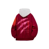 Бордовый [MY1099 Хлопковый пуховик] (в комплекте с высококачественным белым и серым свитшотом Фотиния)