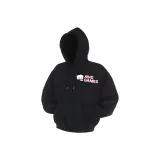 Черный-Fist Письмо Белый хлопок