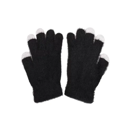 ZUOWEISHIJIA Вязаные перчатки из искусственного норкового меха унисекс