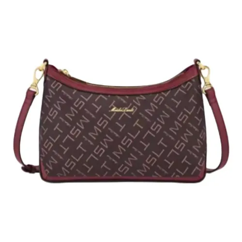 MashaLanti PVC Сумка Сумка через плечо Маленькая Сумка через плечо Женская Бургунди