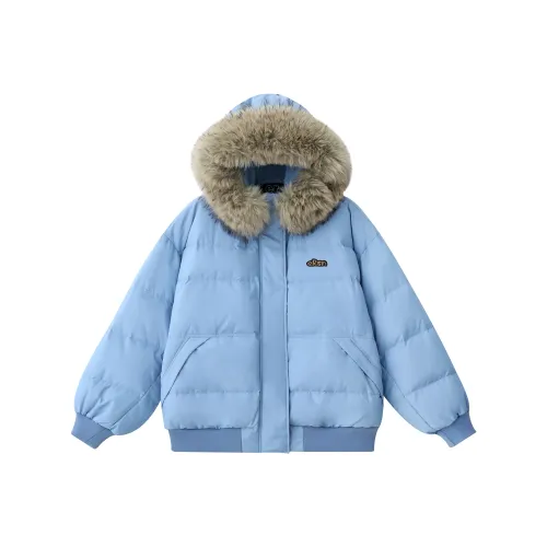 ER Синий Унисекс Пуховики