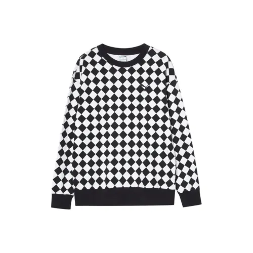 PUMA Свитшот Мужской Черный Белый