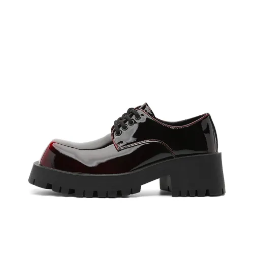 SHUPATE Блестящие Платформа Туфли Мужские