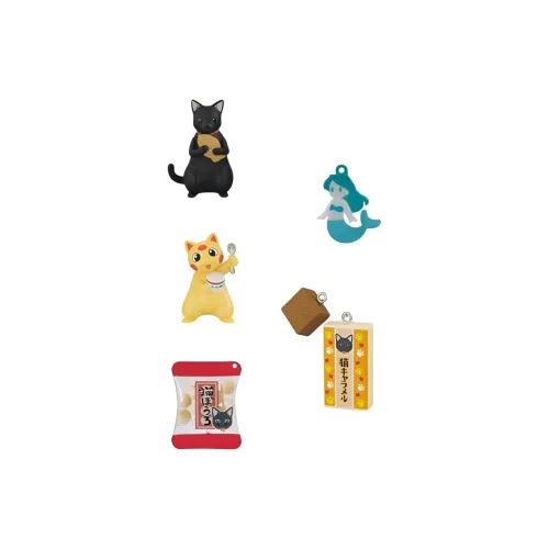 BANDAI Paradise GROCERY Коллаборация Магазин Снэк Украшение Счастливый Лот Один Капсульная игрушка Целая коробка 5 шт