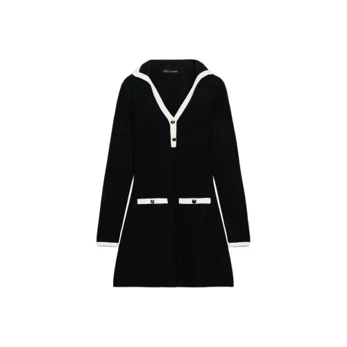 ZARA Collaboration Длинное платье с длинными рукавами женское