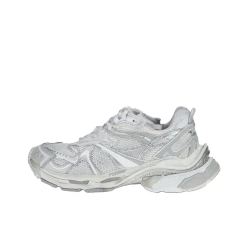 Balenciaga Runner2,0 Low Топ Толстоподошвенные кроссовки Женские Серебряные
