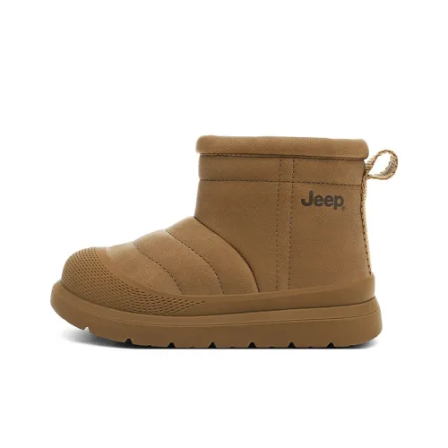 Jeep Термический Износостойкий Водонепроницаемый Анти-KICK MID Верх Детские Зимние Сапоги Подростки