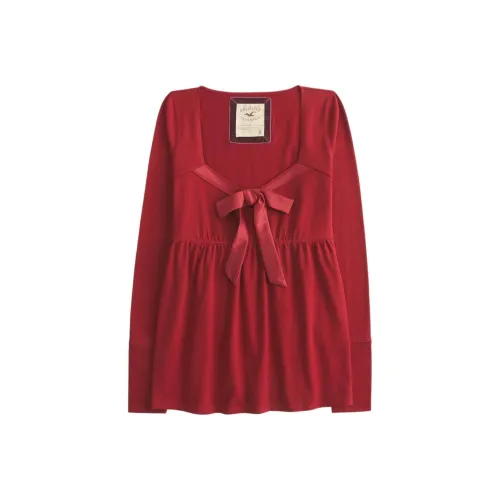 Hollister Red Женские T-рубашки