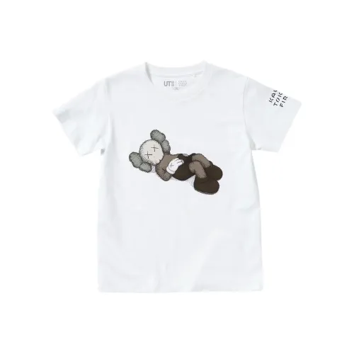 UNIQLO KAWS Collaboration Collection T-Shirt Белый Детский