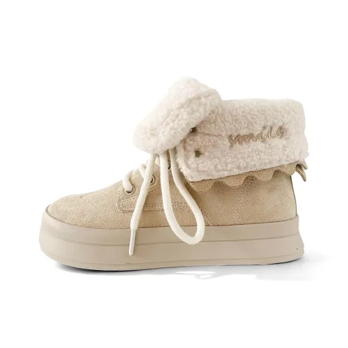 B10CROWN Сноубутсы Женские Бежевые