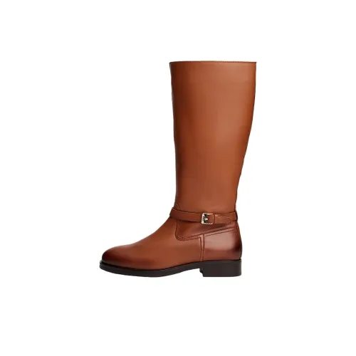 Tommy Hilfiger TH Monogram Высокие сапоги на щиколотку 2,7 см Женские Коричневый