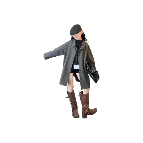 Sweet Seedling MID Длина (размер в длину) Nylon Пальто Зимний Весенний Осенний Детский