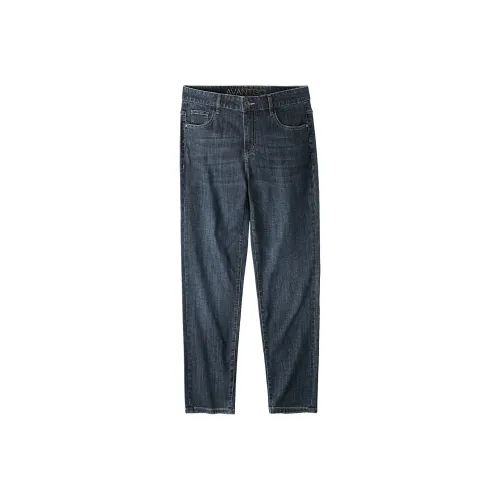 HLA Синий Серый DENIM GRADIENT Темный 54 Мужские Джинсы