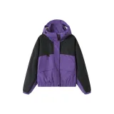 Фиолетовый пуховик, защищенный от дождя