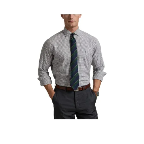 Polo Ralph Lauren Рубашка Мужская Серого цвета