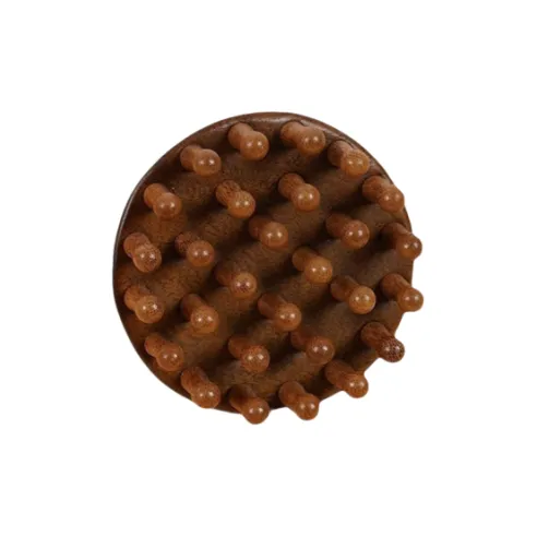 Stubborn Круглый Массажный гребень Кольцо Гребень Голова Сандаловое дерево Массажный гребень для кожи головы Дезинтоксикация Полностью выпрямление