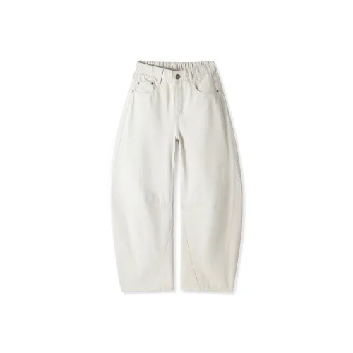 A3G4 Ecru Unisex Jeans