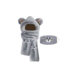 Блестки M Ухо-Серый + Маска для лица