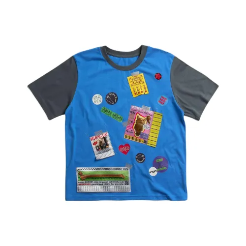 SSSTUFFF Синий Унисекс T-рубашки