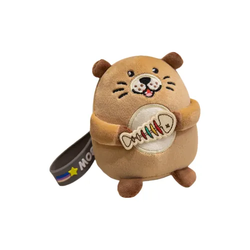 QUBENCHU Милый Little Желтый Рыбка Морской выдра Плюшевый Брелок 12 см Длина Тела