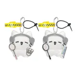 Yy Бадминтонная ракетка с бадминтонным воланом Котенок с наушниками + Розовая ракетка с улыбающимся лицом Бадминтон Котенок с наушниками