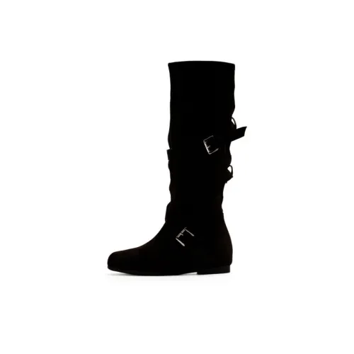 7 SEVFUN С флисовой подкладкой Термические Винтажный стиль Майярд сапоги до колена женские